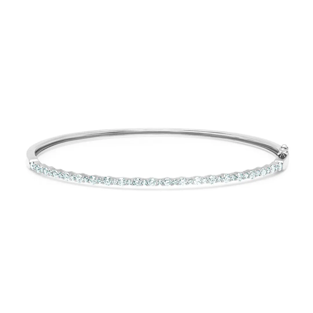 0.95ctw Diamond Bangle Bracelet