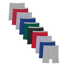 10-Pack Hane's Mens Boxer Briefs With ComfortFlex Waistband (Assorted)