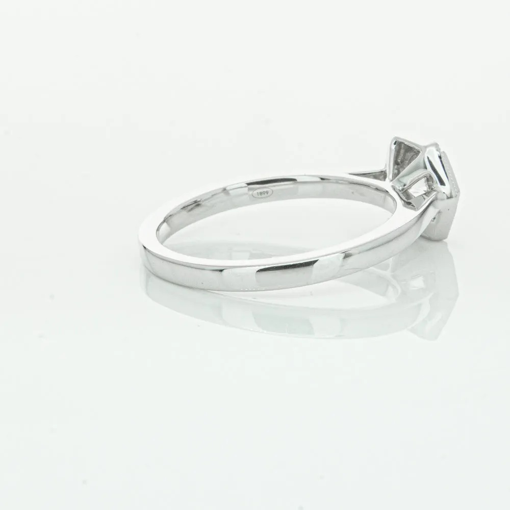 18ct White Gold .51ct Diamond Windsor Ring