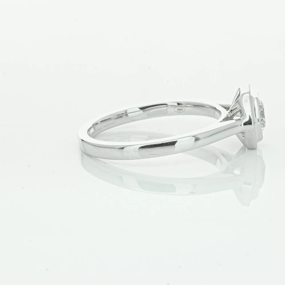 18ct White Gold .51ct Diamond Windsor Ring