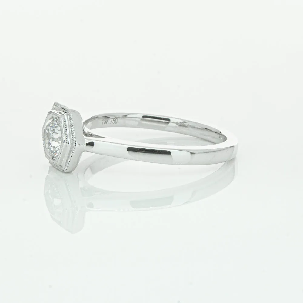 18ct White Gold .51ct Diamond Windsor Ring