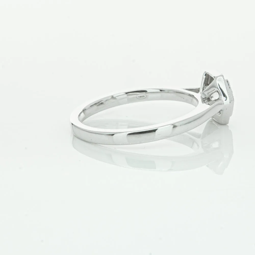 18ct White Gold .51ct Diamond Windsor Ring