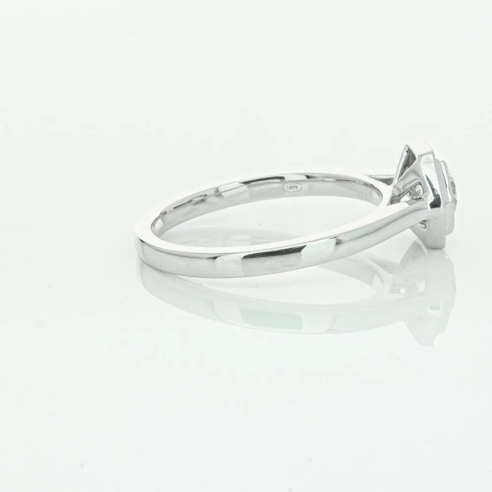 18ct White Gold .51ct Diamond Windsor Ring