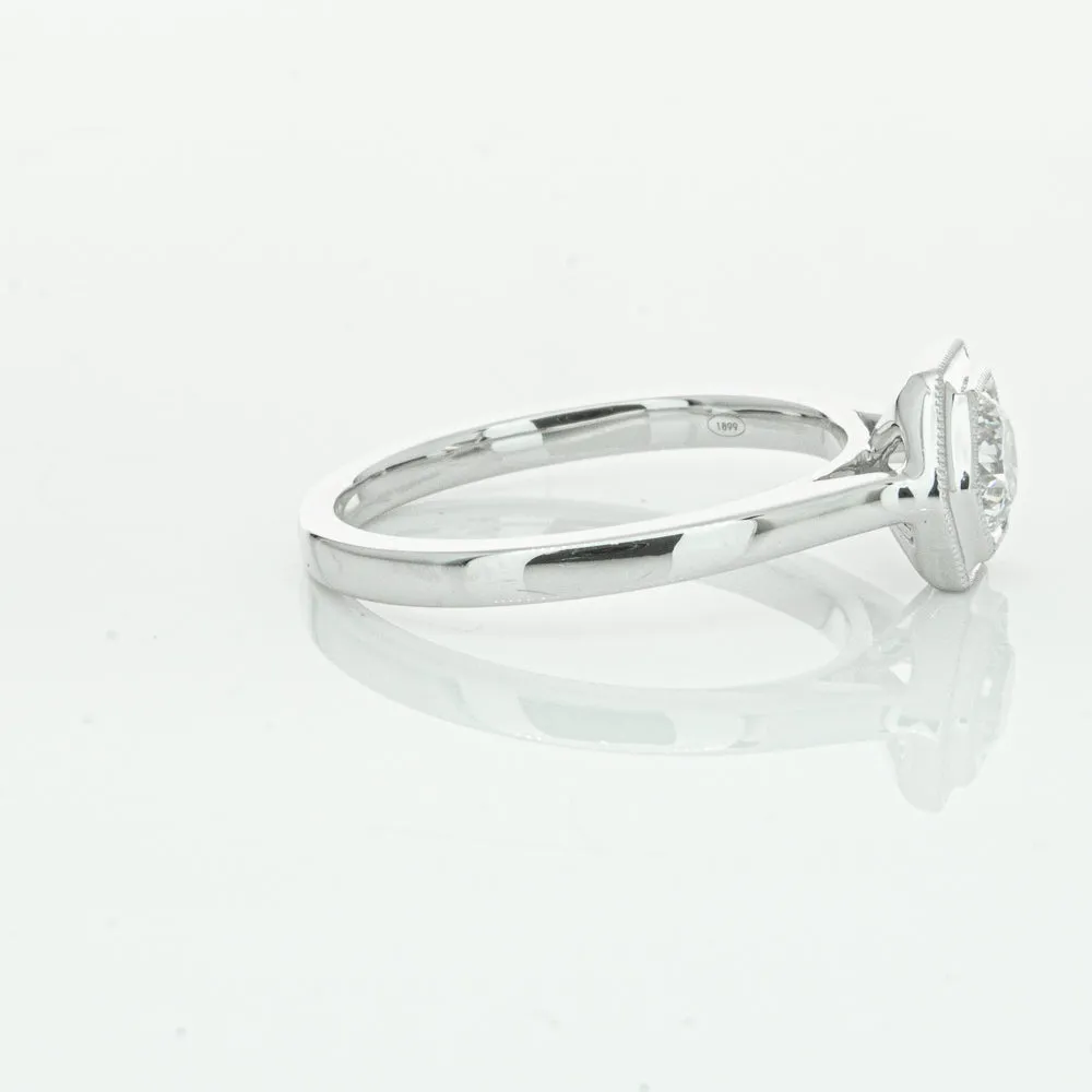 18ct White Gold .51ct Diamond Windsor Ring