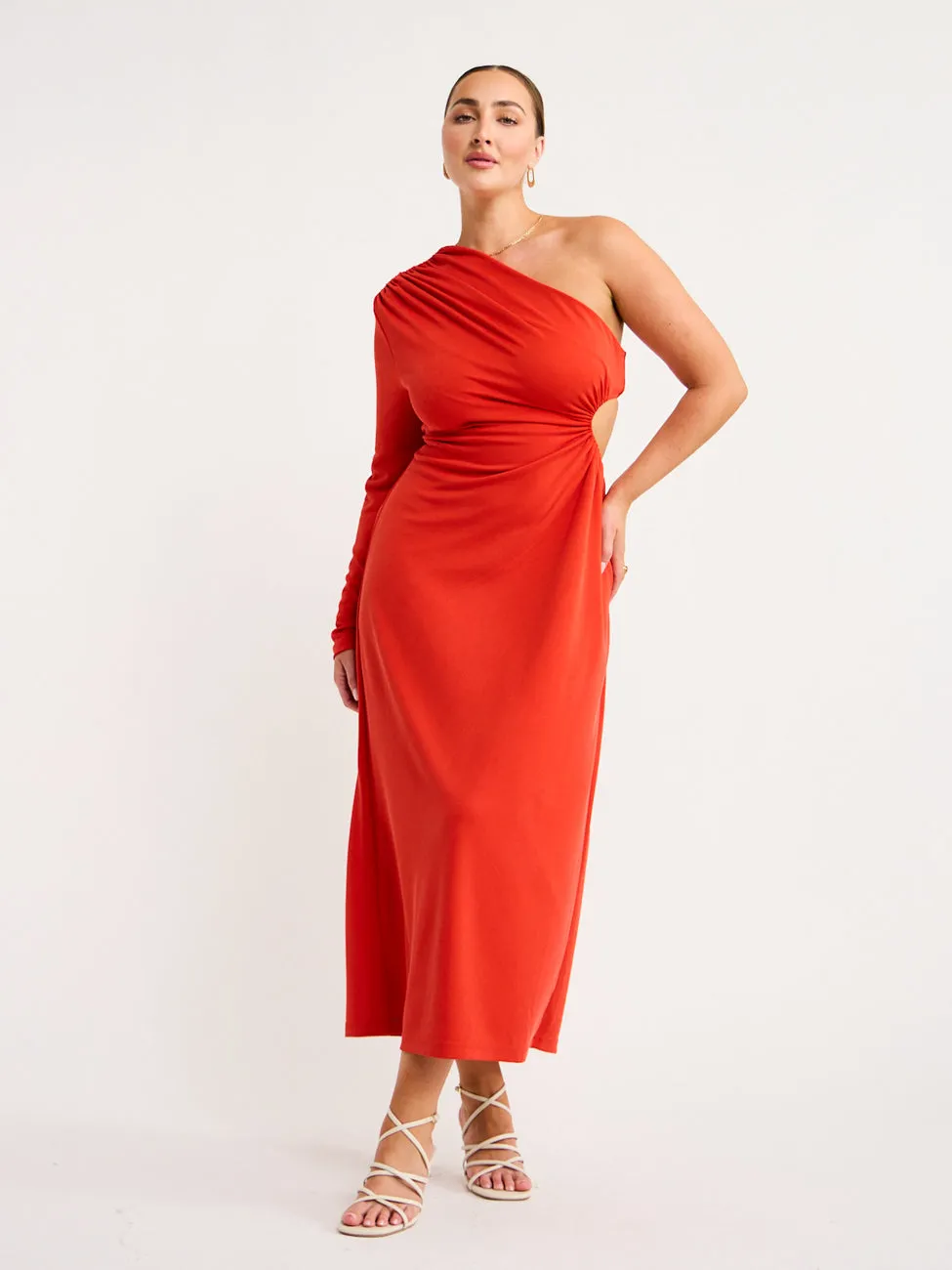 Acler Stanmore Dress in Scarlet