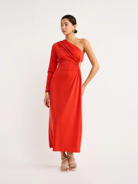 Acler Stanmore Dress in Scarlet