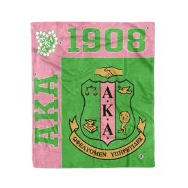 Alpha Kappa Alpha Silk Touch Blanket