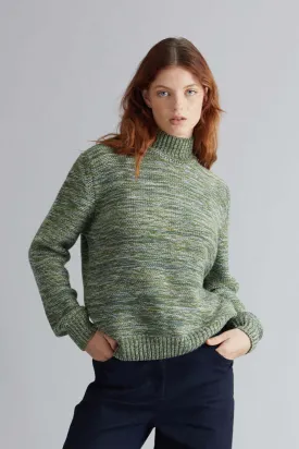 AMANDA - Fine Merino Wool Jumper Green