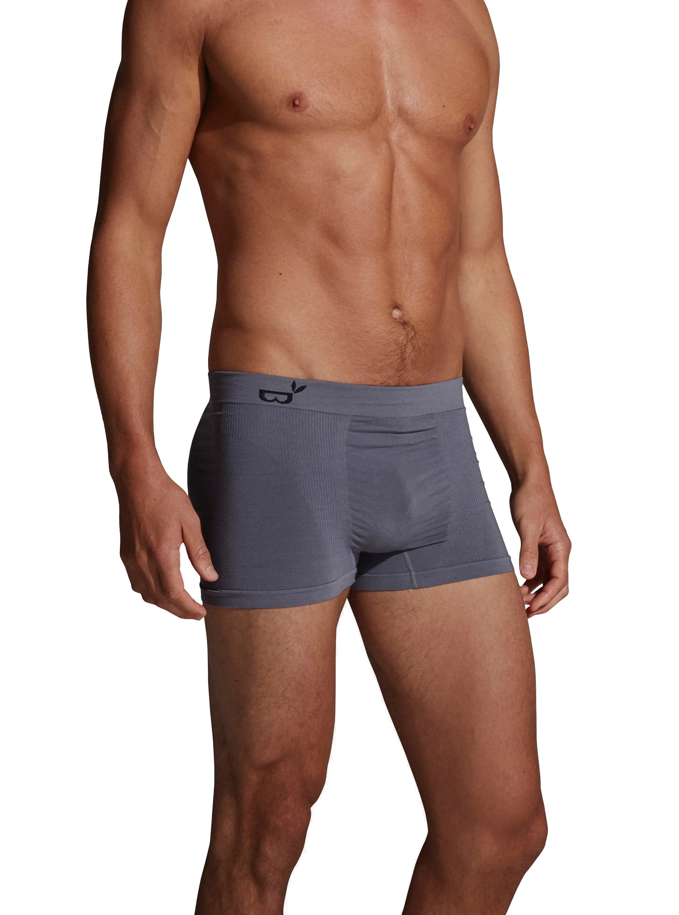 Bamboo Boxer Brief in Charcoal