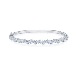 Bangle with Marquise and Pear Diamonds