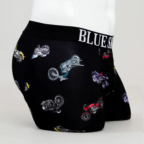 Blue Sky Middle Man Boxer Brief Motorcycle