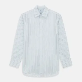 Blue Wide Pinstripe Mayfair Shirt