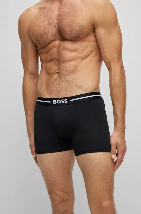 Boss 3 Pair Trunks Bold In Black For Men