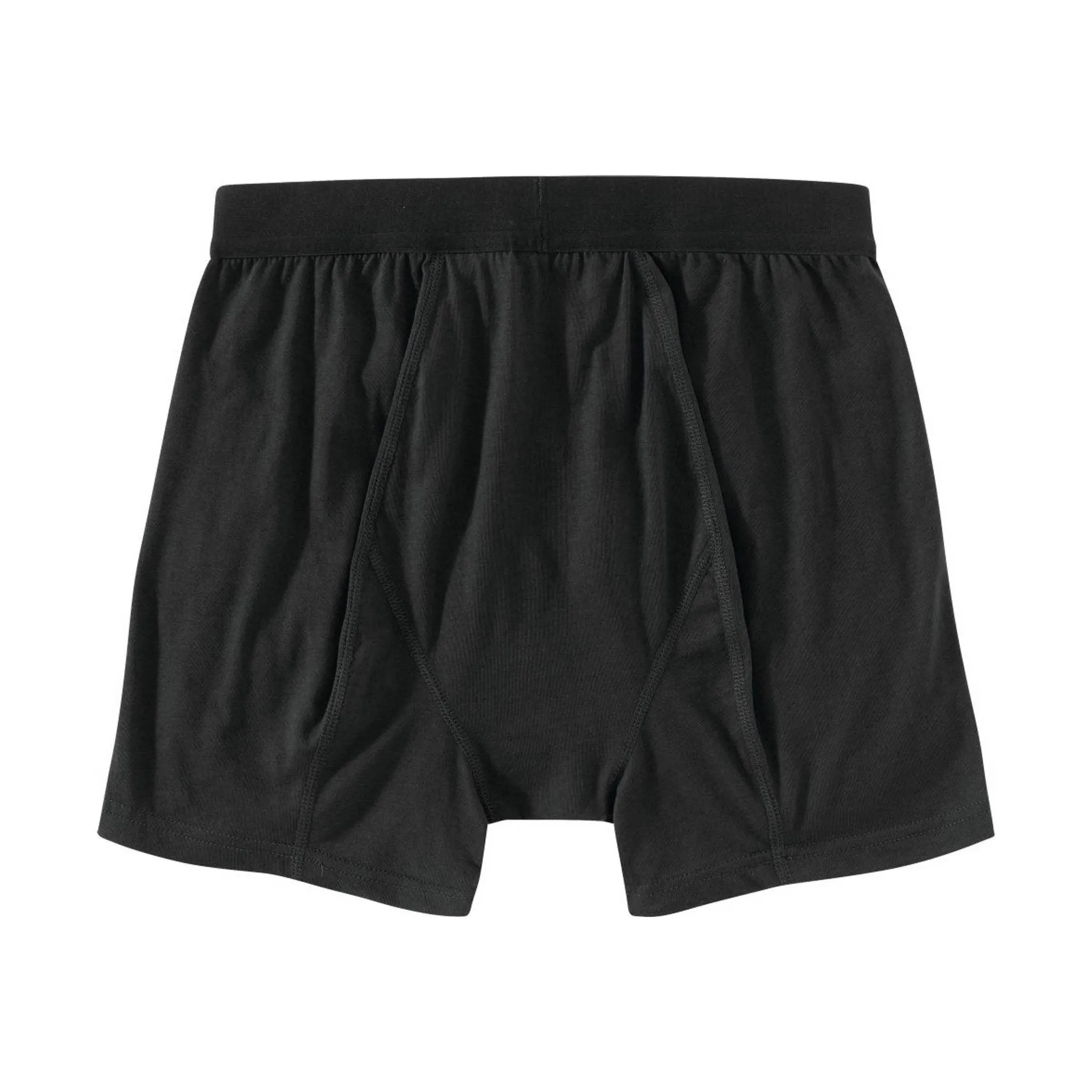 Carhartt Men's 5 Inch Basic Boxer Brief 2 Pack - Black