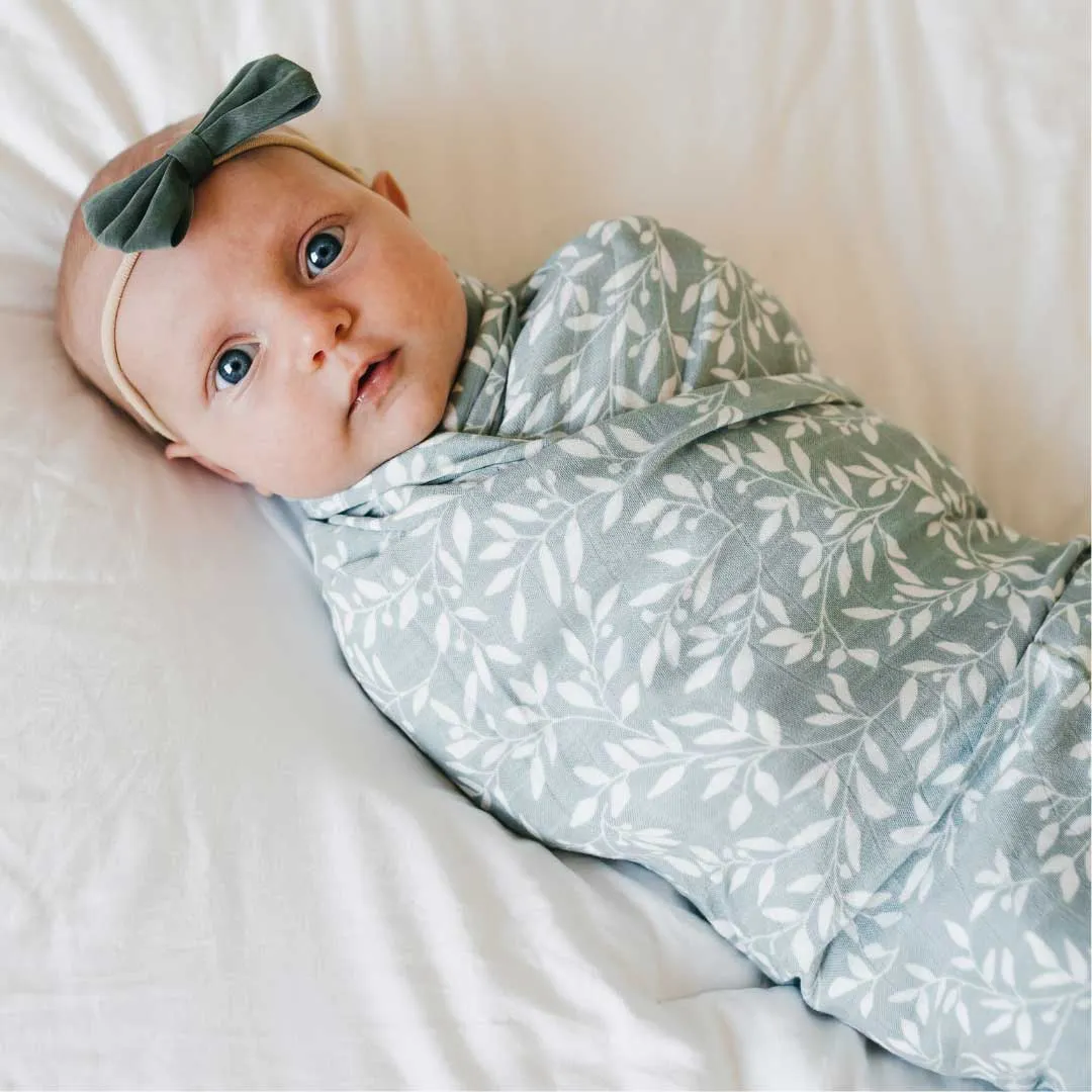 Dolly Lana - Bamboo Muslin Baby Swaddle - Floral Bliss