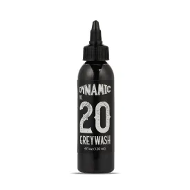 Dynamic Ink - Greywash #20 Tattoo Ink - 4 oz