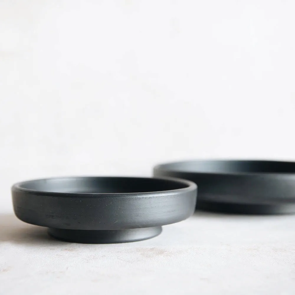 Earthenware Ceramic Pedestal Tray