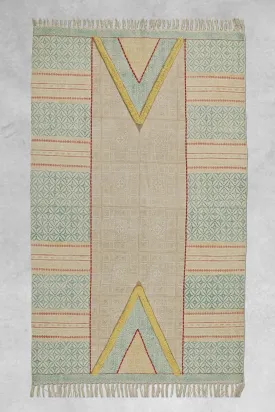 GANGES - BLOCK PRINTED RUG