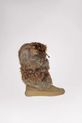 Julieta-Eco Women's Suede and Faux Fur Boot