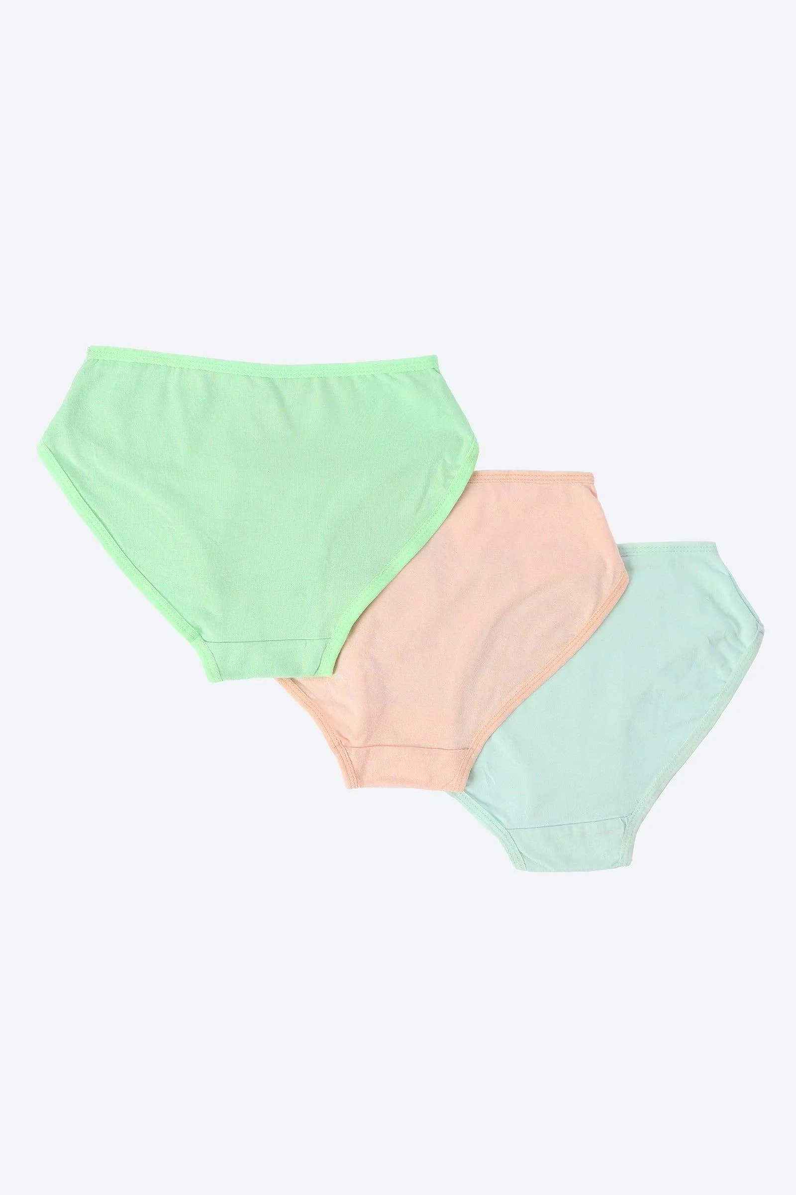 Pack of 3 Girly Brief Panties