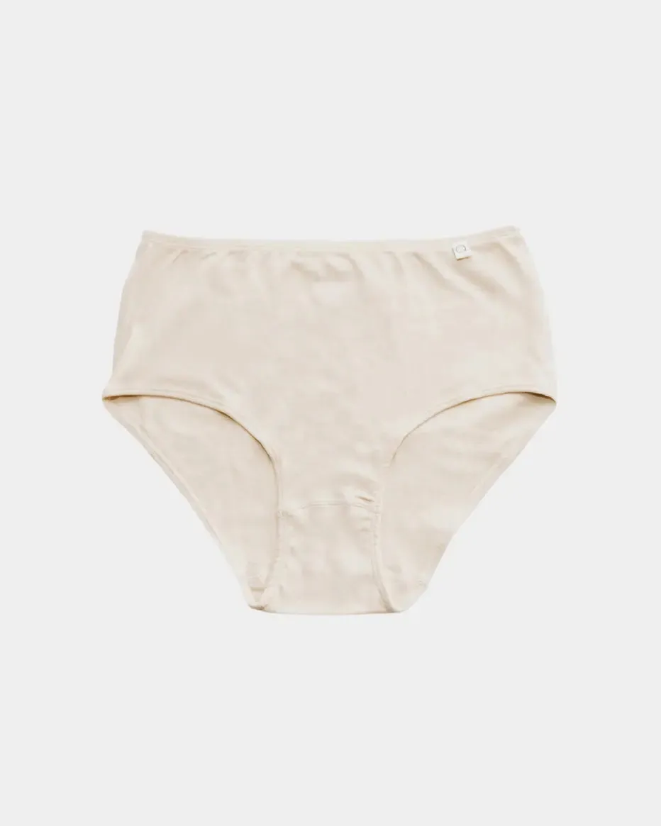 Plus Size Womens Classic Brief - 100% Organic Cotton