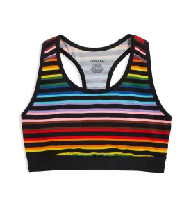 Racerback Soft Bra - Progress Pride Stripes