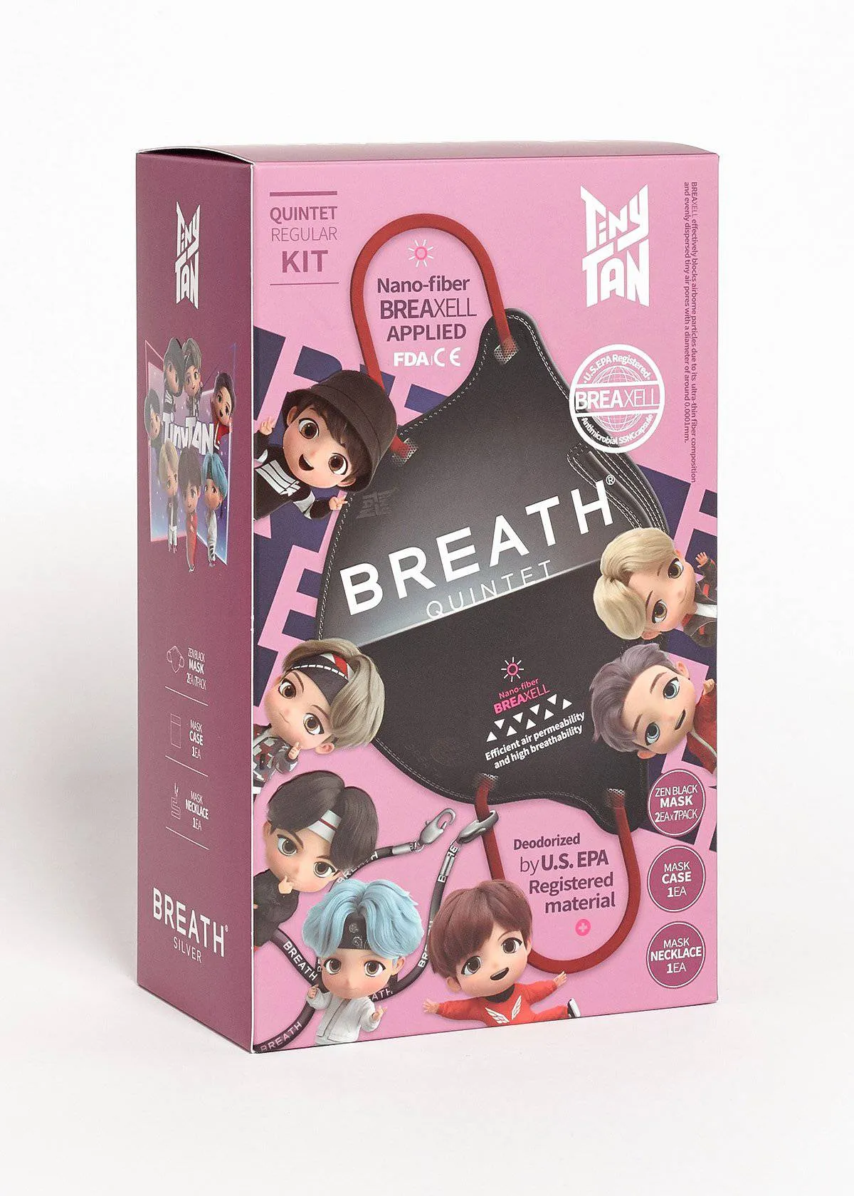 TinyTan Breath Quintet Regular Kit in Black