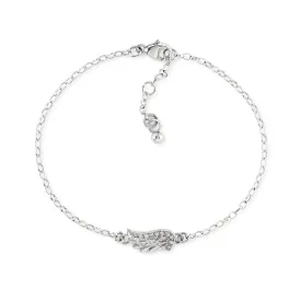 White Gold Venetian Wing Bracelet