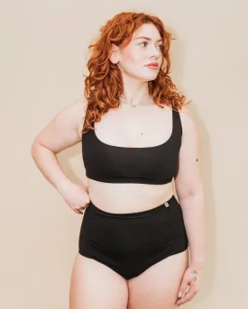 Women's High Waist Brief - 95% Organic Cotton